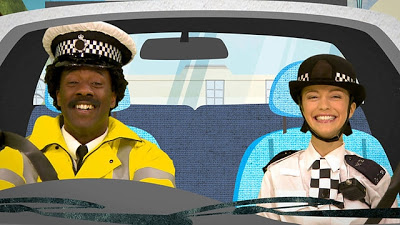 Dressing up as police officers