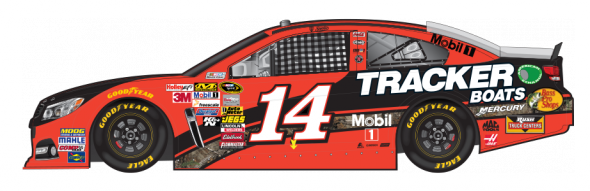 No. 14 Tony Stewart (Courtesy of NASCAR.com)