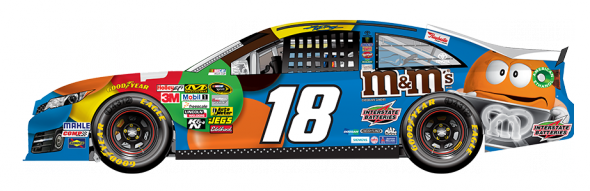 No. 18 Kyle Busch (Courtesy of NASCAR.com)