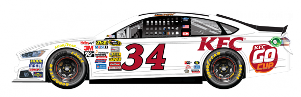 No. 34 David Ragan (Courtesy of NASCAR.com)