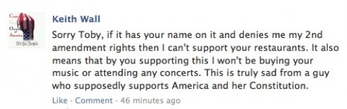 Gun Rights Advocates Steamed Over No Guns Permitted Rule at Toby Keiths I Love This Bar & Grill in Woodbridge, Va.