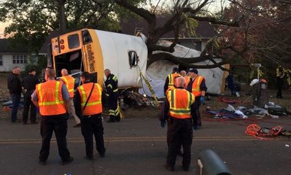 buscrash_small Several children killed, 23 hurt in Tennessee school bus crash Students  