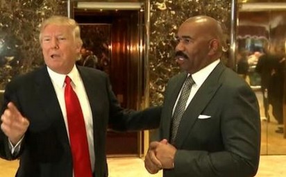 steveharvey_small RACISM: CNN’s Marc Lamont Hill Calls Open-To-Trump Blacks ‘Mediocre Negroes’ Blacks  