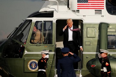 trumpaf1chopper_small The President’s Remarkable Beginning President  