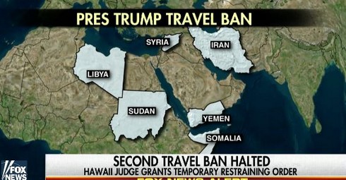 travelbanhalted_small Federal judge in Hawaii halts Trump's Second travel ban Law  